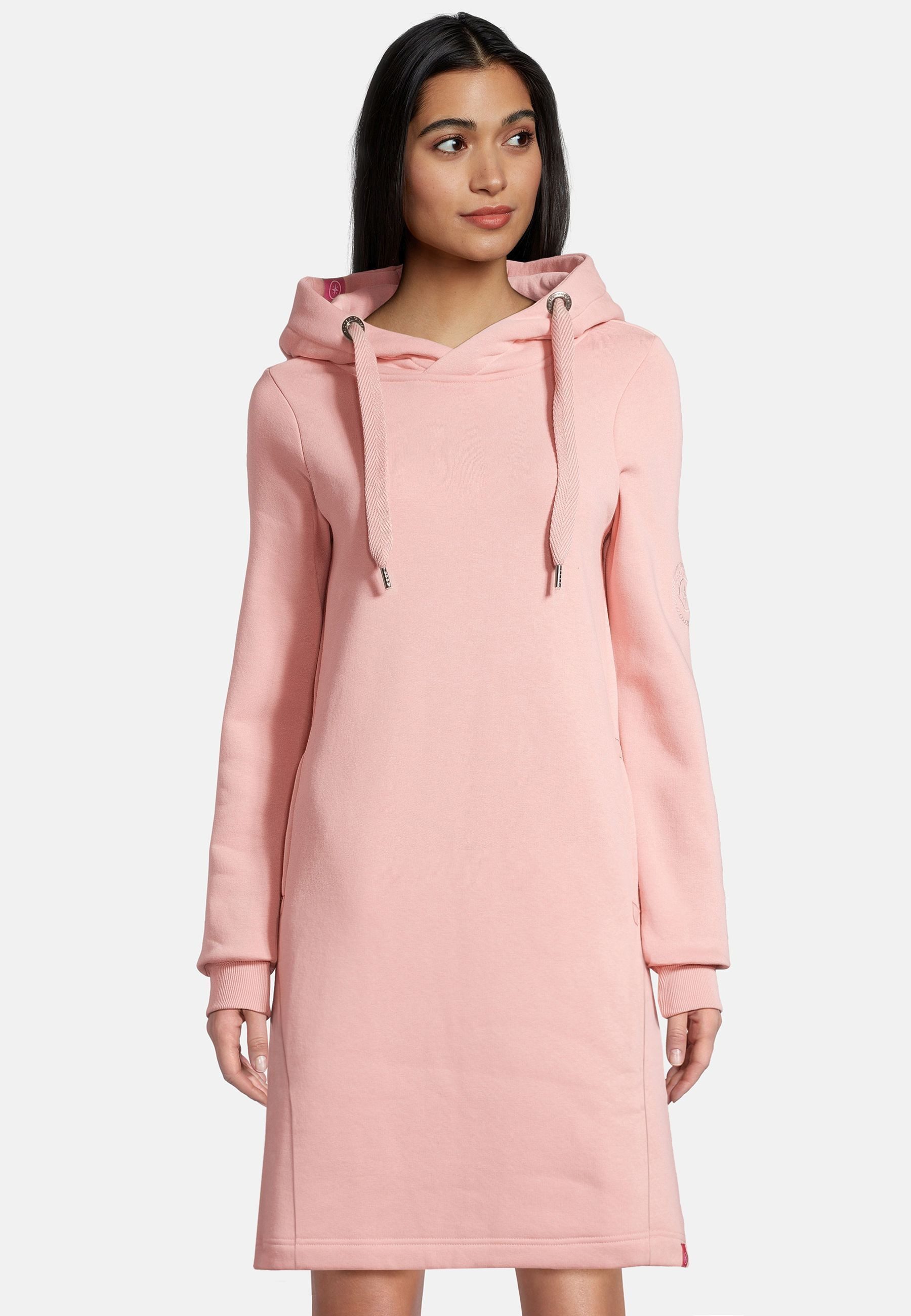 salzhaut Midikleid MÖÖV KLEID Damen Leicht tailliert