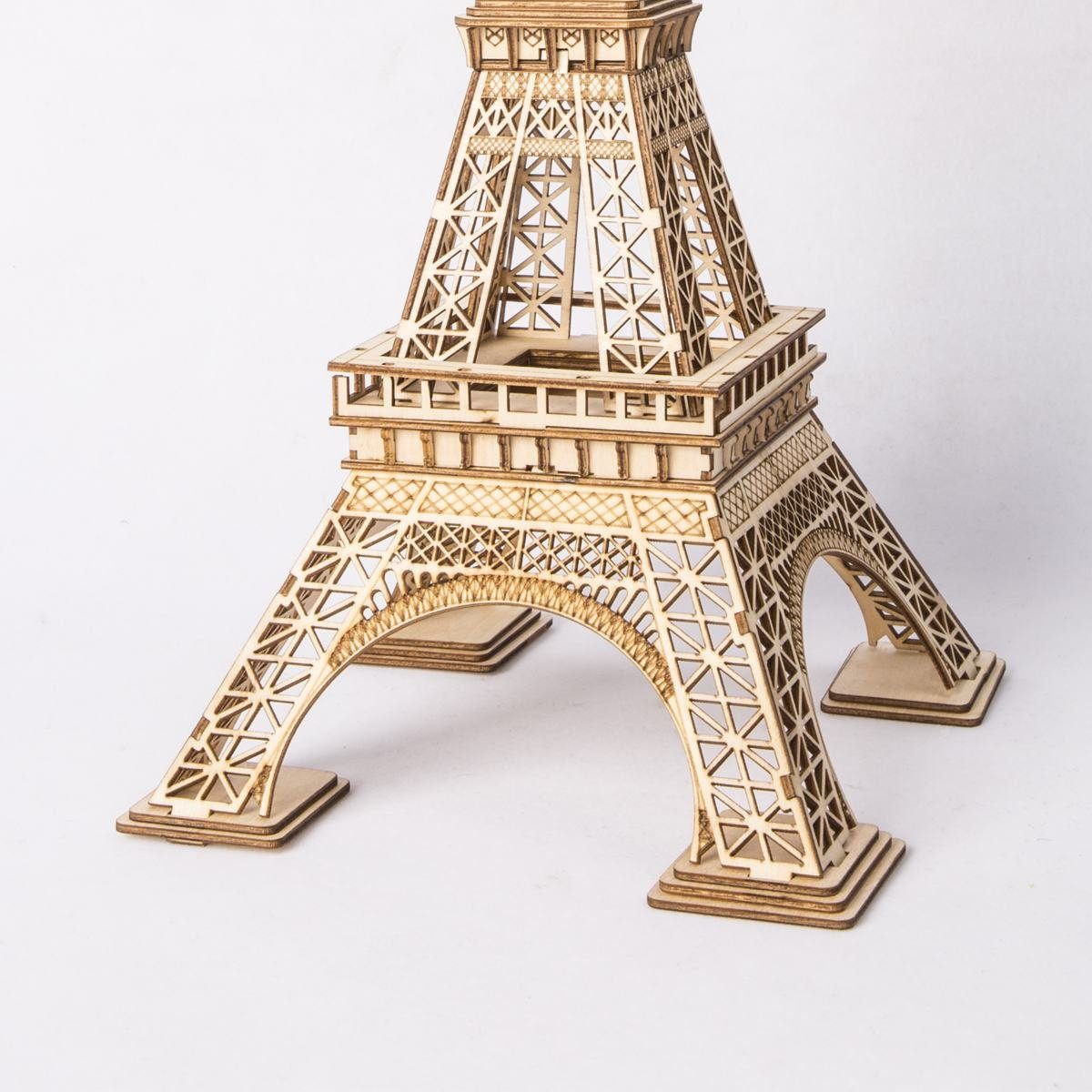 Robotime Modellbausatz Rolife Eiffelturm 121 Teile ROKR 3D-Holzpuzzle TG501