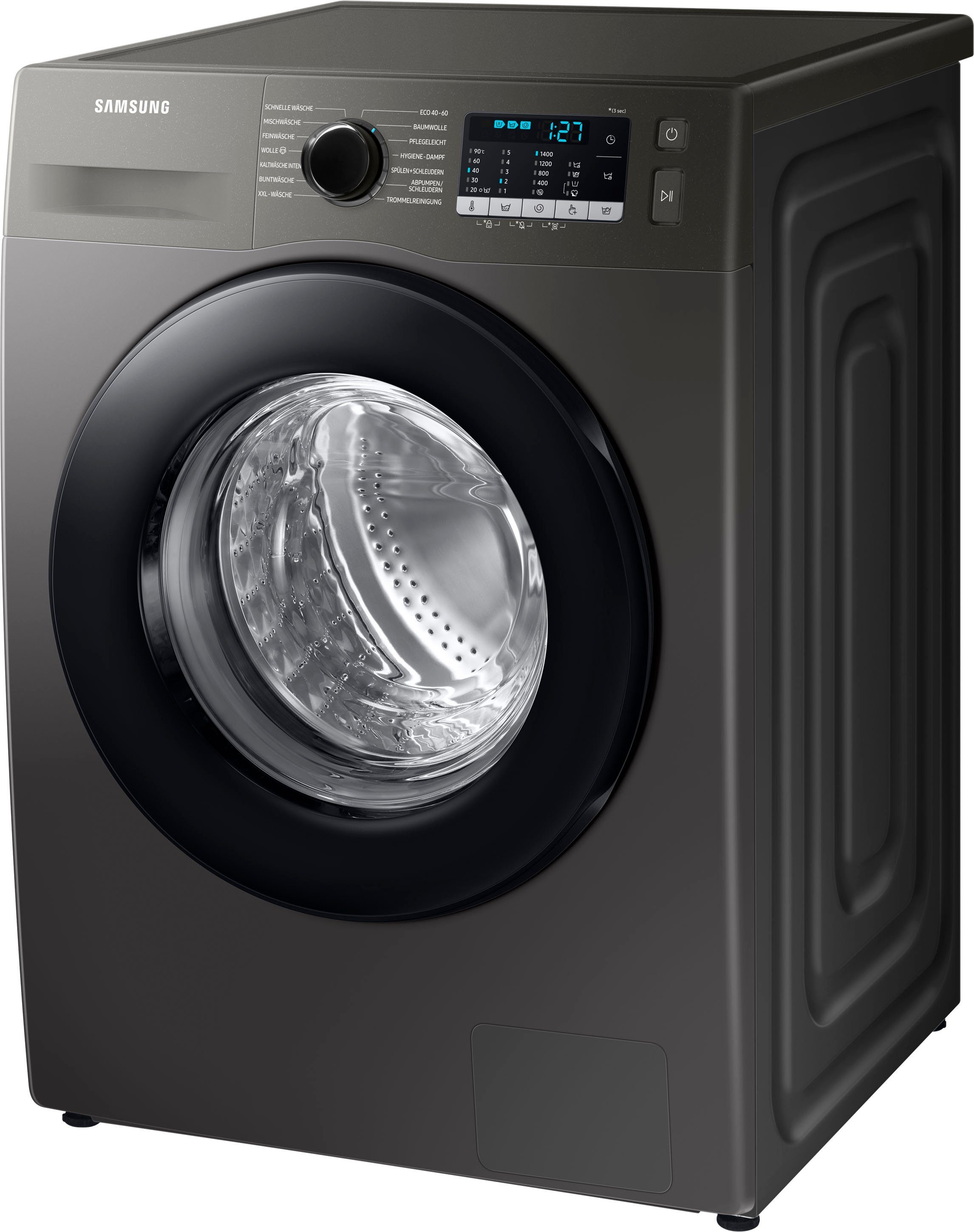 Samsung Waschmaschine FleckenIntensiv-Funktion 7 WW70TA049AX, U/min, WW5000T kg, INOX 1400