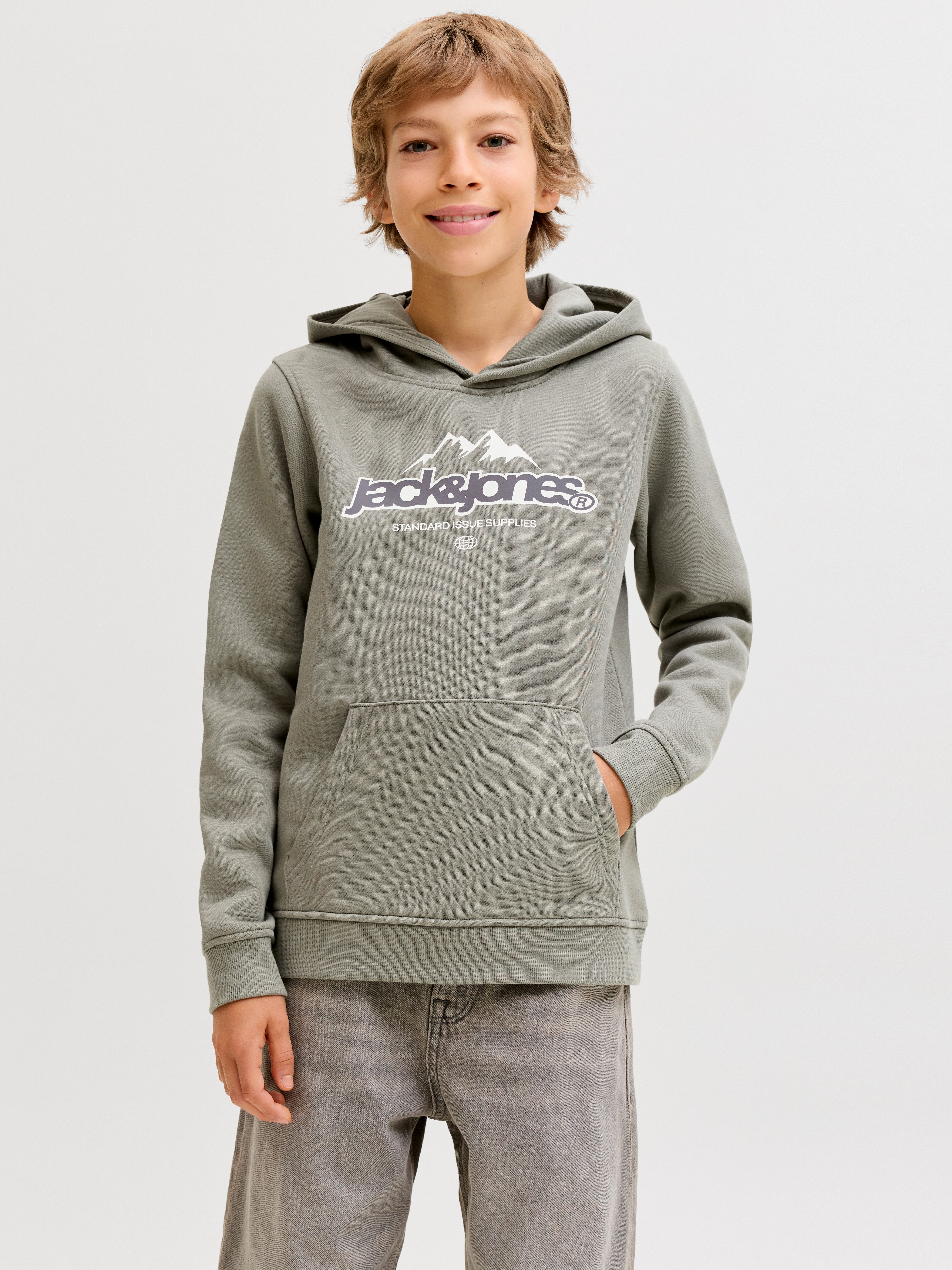 Jack & Jones Junior Kapuzensweatshirt JCOFLARE FRONT SWEAT HOOD FST JNR