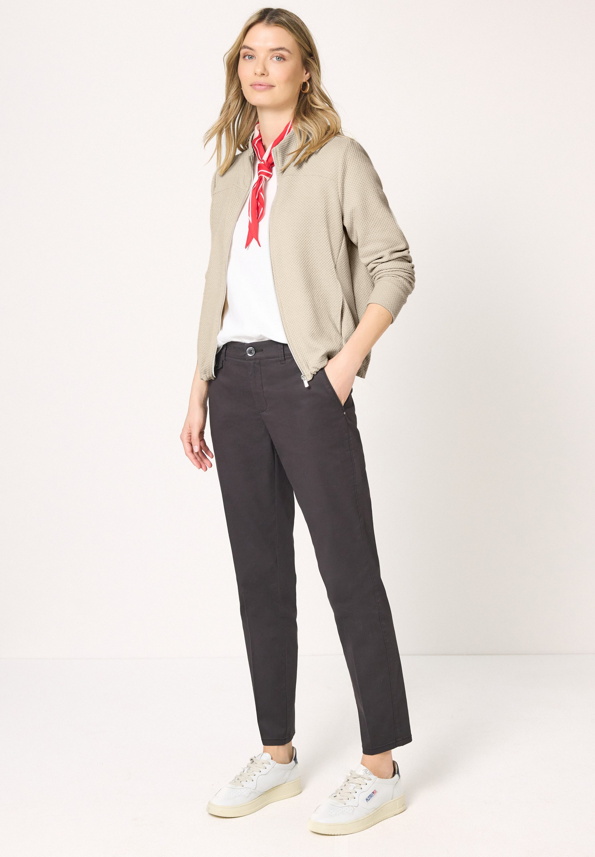 STREET ONE Cardigan mit Turtleneck