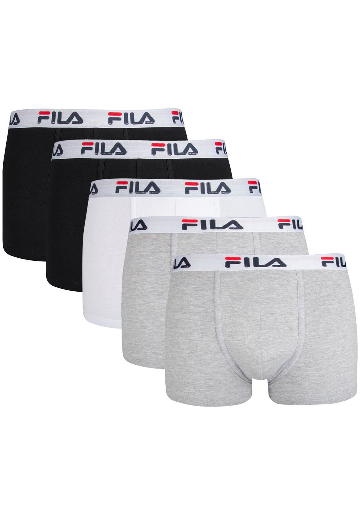 Fila Boxershorts (Spar-Packung, 5-St) mit Logobund