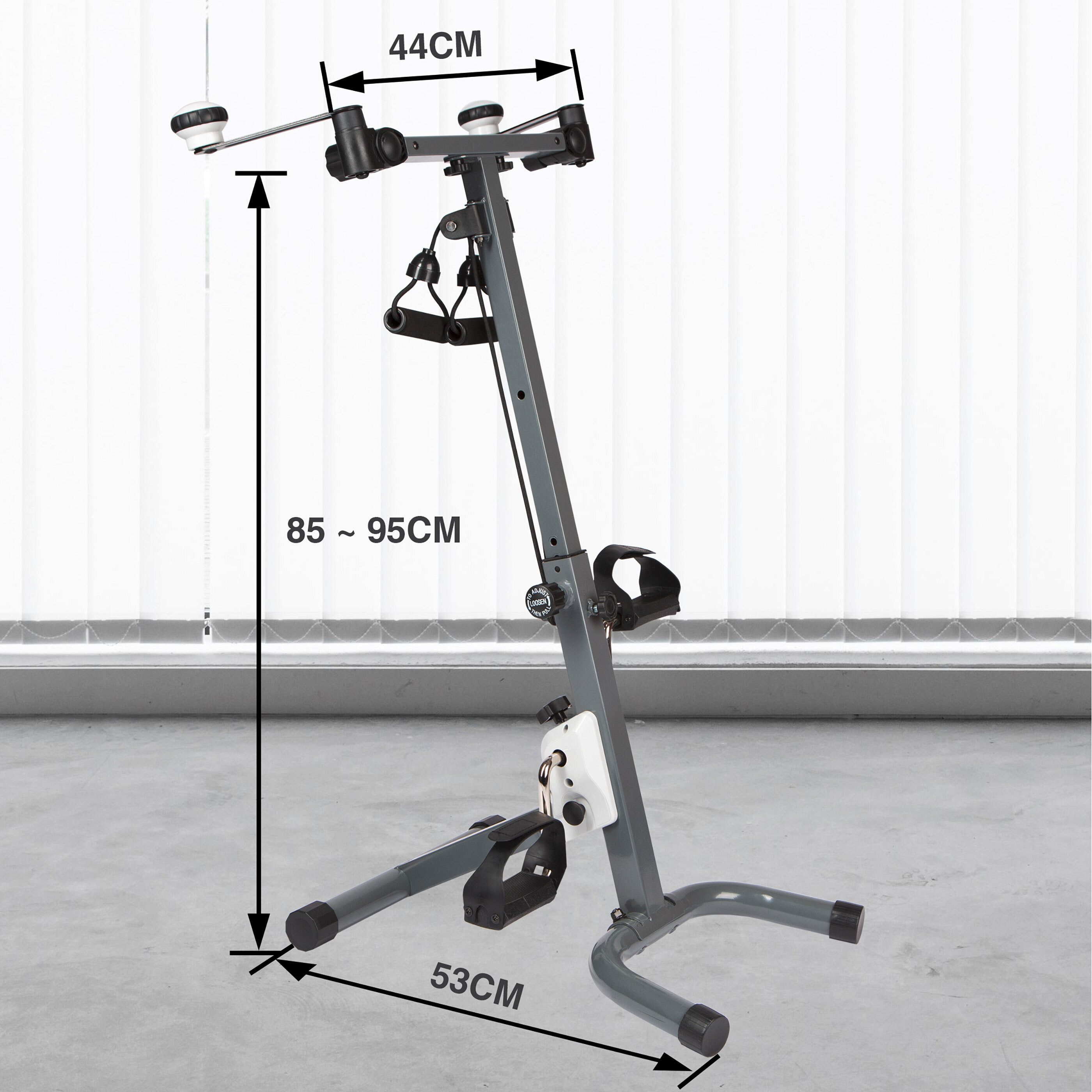 Wellactive Heimtrainer 3in1 Vitaltrainer Heimtrainer Oberkörpertrainer, trainiert Oberkörper, Arme und Beine, ideal für's Heim Workout