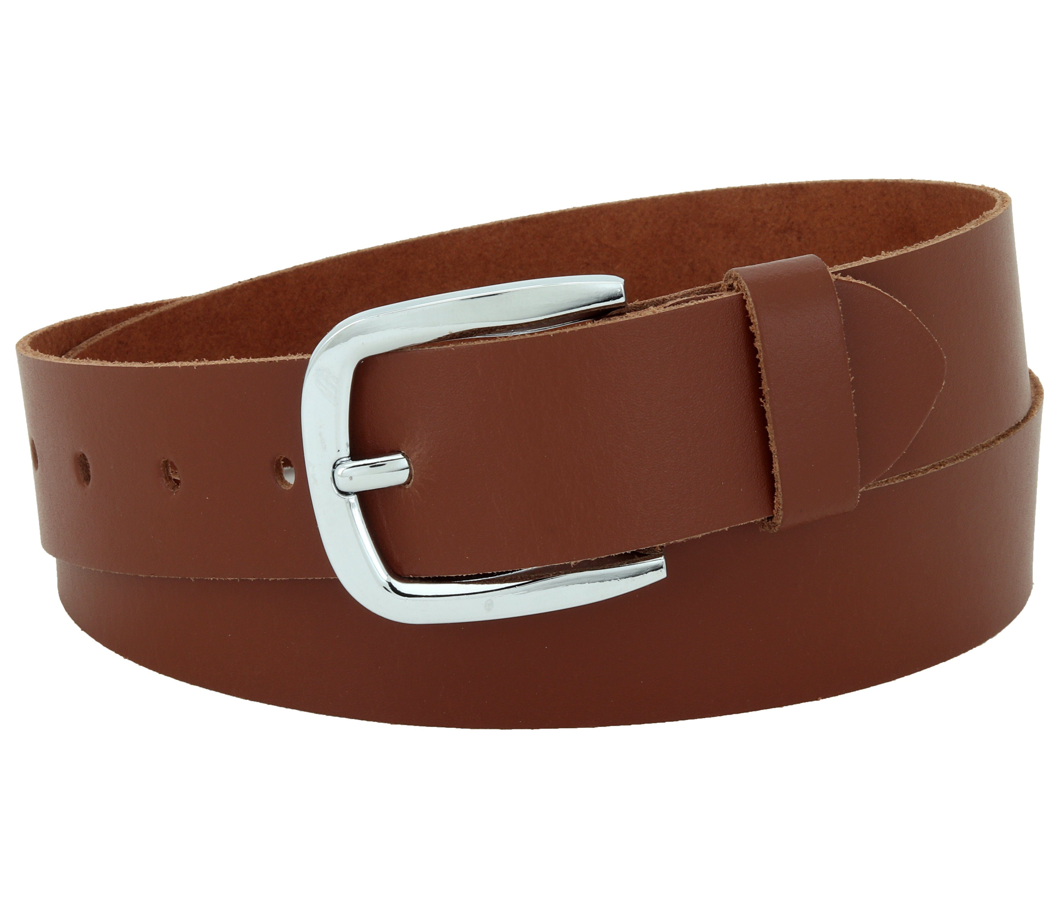 COLOGNEBELT Ledergürtel OM516-SL-Hellbraun MADE IN GERMANY, günstig online kaufen