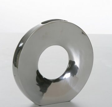 ARTRA Tischvase (1 St), Aluminum Vase "Rund" (Größe: L) - Dekoration, Blumenvase und Tischvase