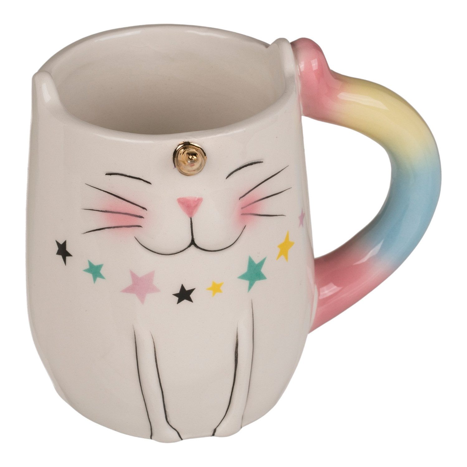 Out of the Blue Tasse Einhorn Katze Kaffeebecher Geschenke für Mädchen Unicorn Tasse aus