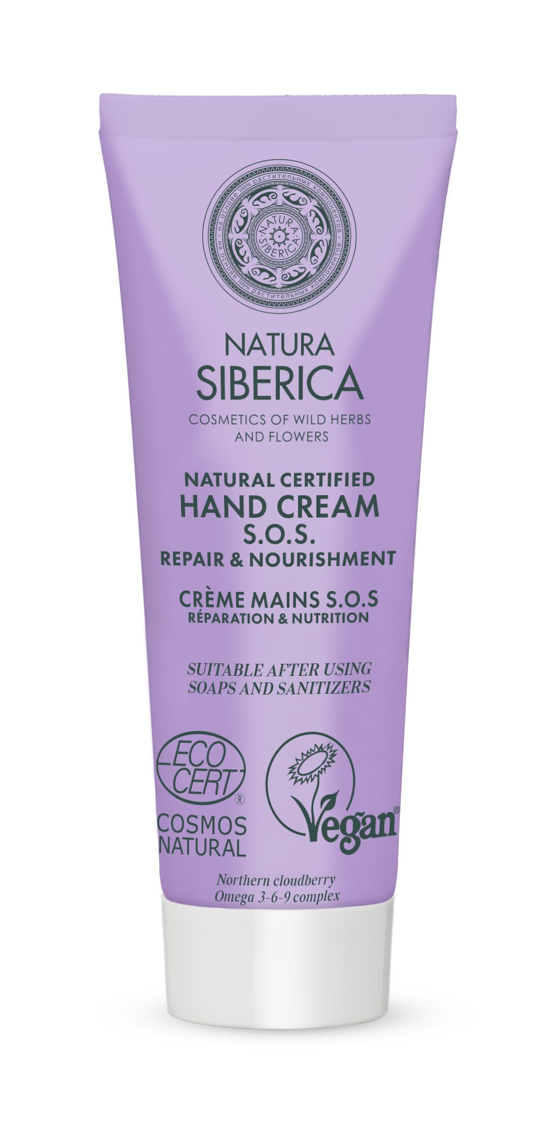 Natura Siberica Handcreme Natural Certified Hand Cream. S.O.S. Repair & Nourishment, 30 ml