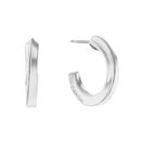 Calvin Klein Paar Creolen Schmuck Edelstahl Ohrschmuck Damenohrringe SCULPTURAL
