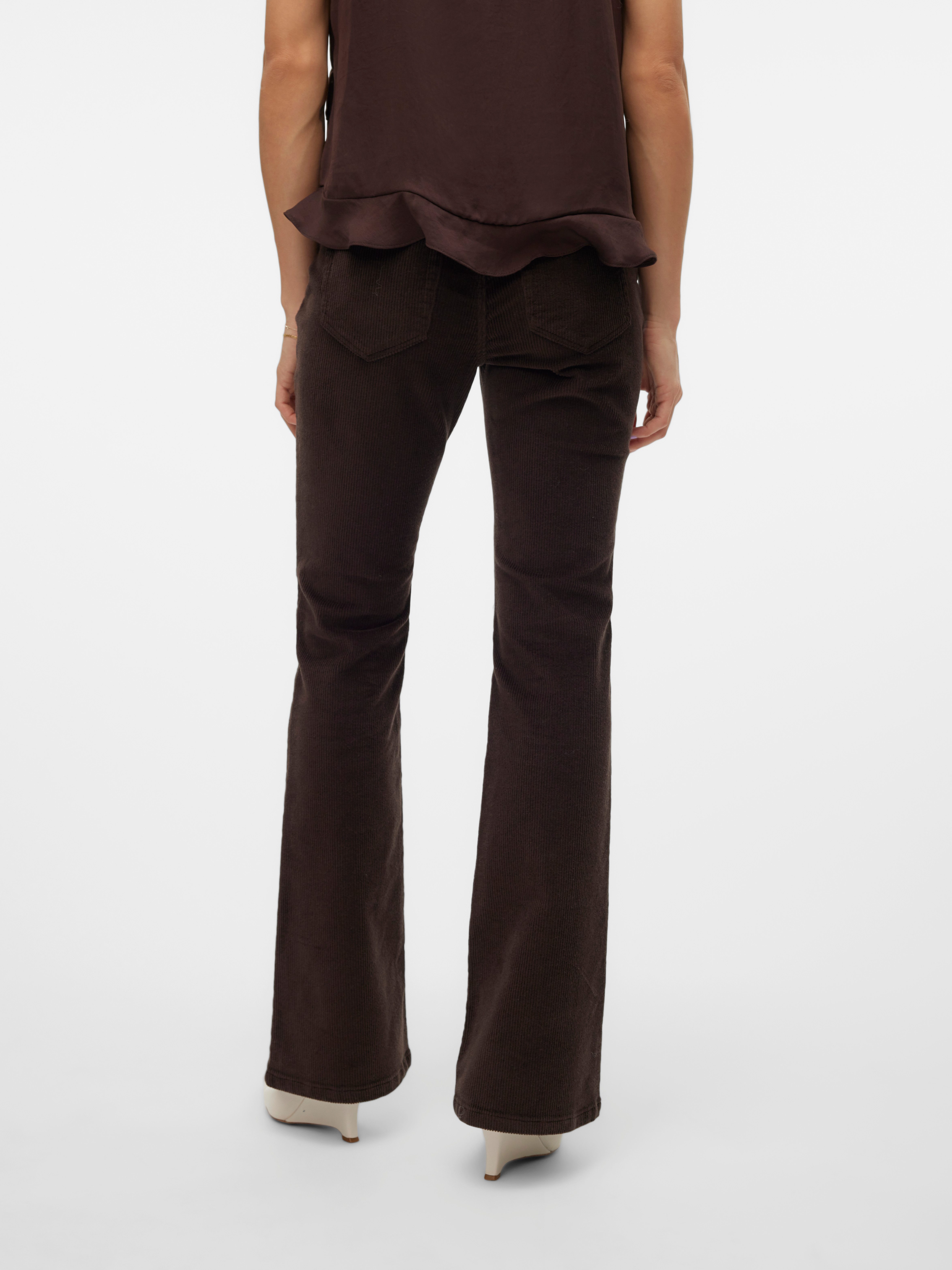 Vero Moda Cordhose VMFLASH MR FLARED CORDUROY PANTS NOOS Baumwollmischung – Bild 3 von 5