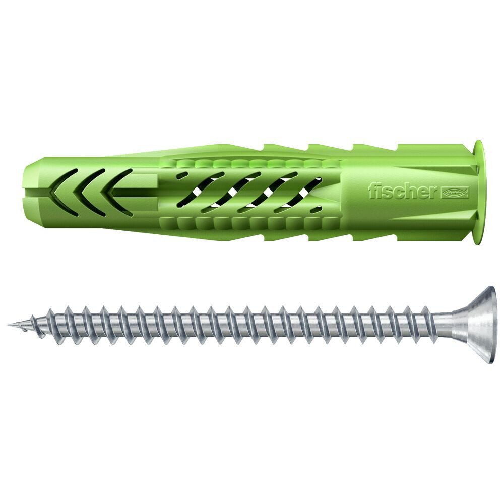 fischer Schrauben- und Dübel-Set Fischer Universaldübel-Set UX green 8.0 x 50 mm -
