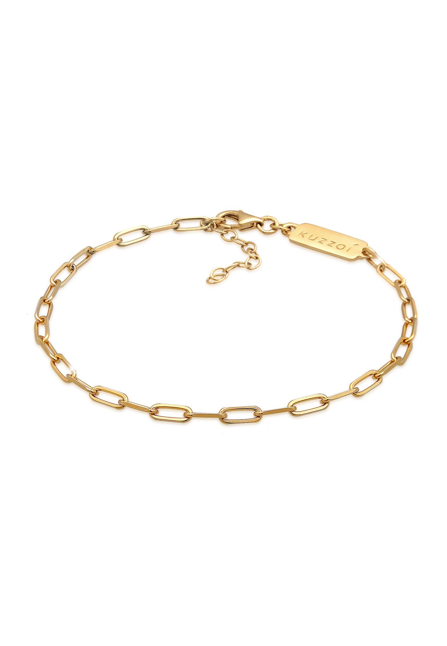 Silberarmband Herren Gliederkette Oval 925 Silber