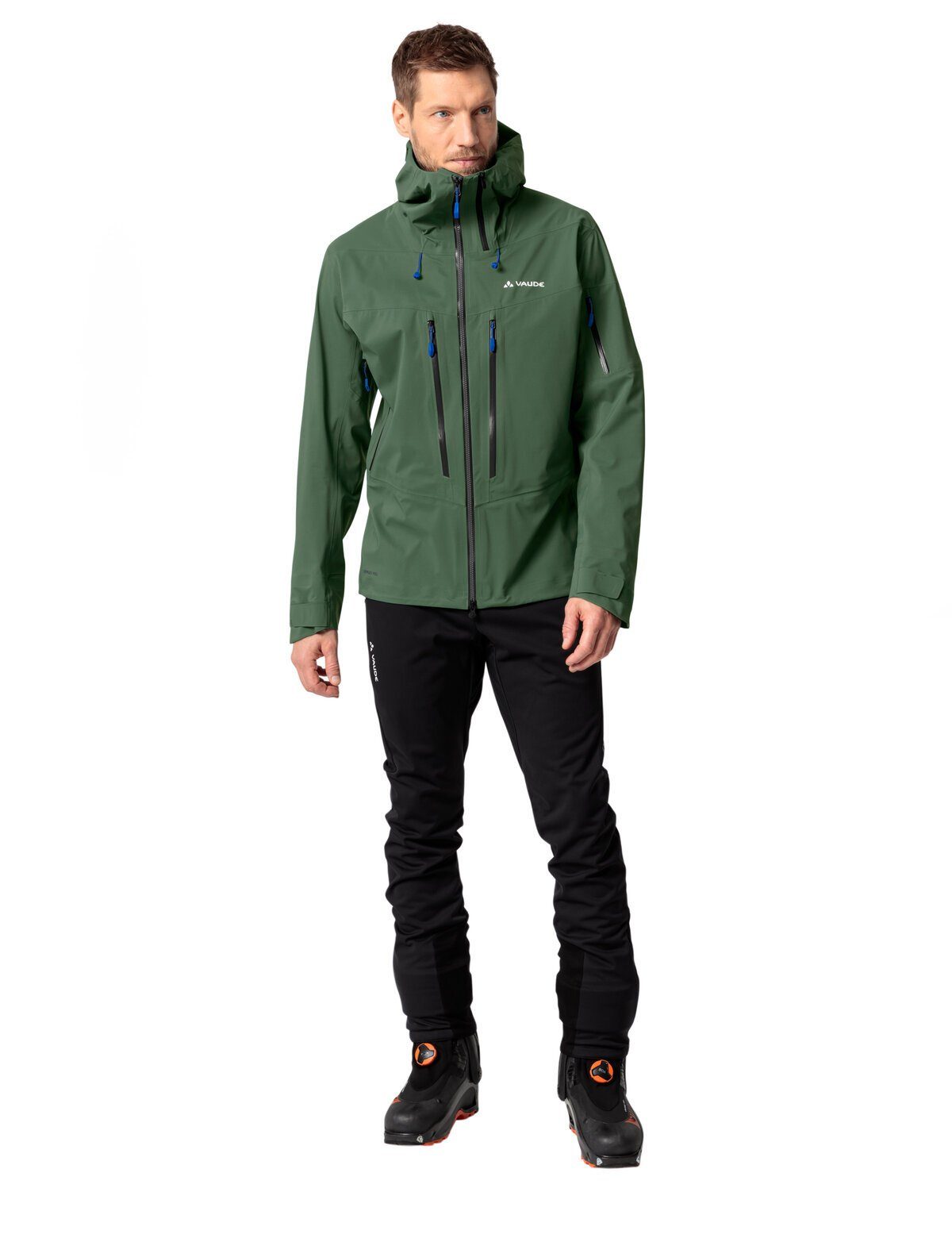 VAUDE Outdoorjacke Men's Monviso Klimaneutral 3L woodland (1-St) kompensiert Jacket