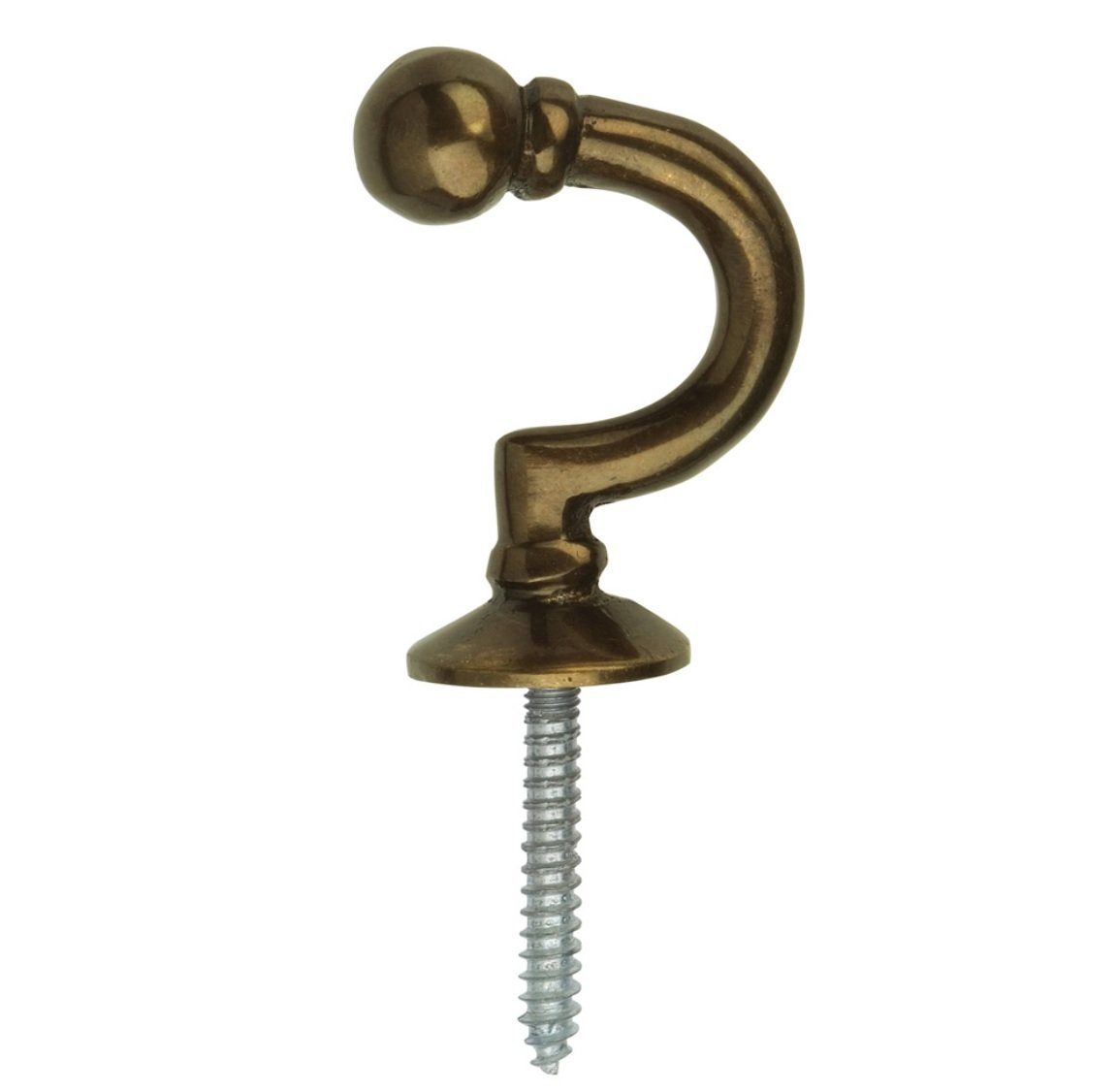 rewagi Raffhaken Handtücher Haken / Farbe: bronziert / Material: Metall / Länge: 42 mm, Gardinen, Handtücher, Dekoschals, Seitenschals, Verkaufseinheit: 2 Stück