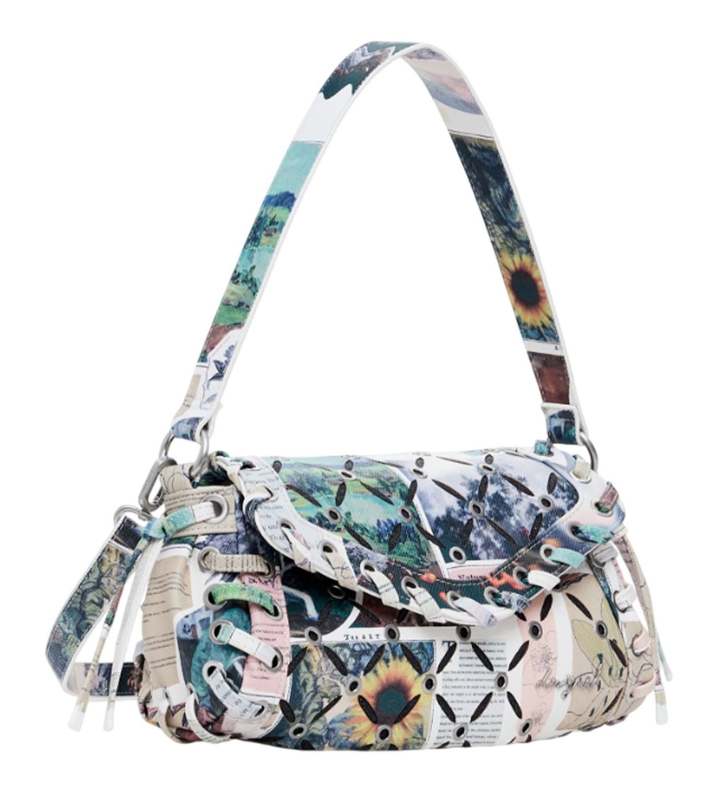 Desigual Schultertasche Cut Out Print Shoulder Bag