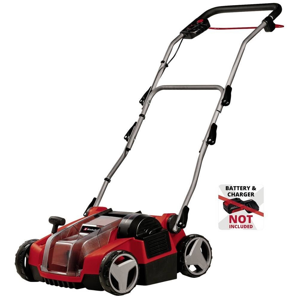 Einhell Vertikutierer Akku- -Lüfter GE-SC 36/35 Li - Solo 3420680, ohne Akku, ohne Ladegerät, mit Schnellspannern, Einstellbarer Holm