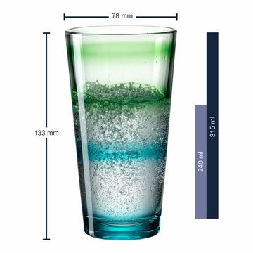 LEONARDO Glas Event türkis 315 ml, Glas