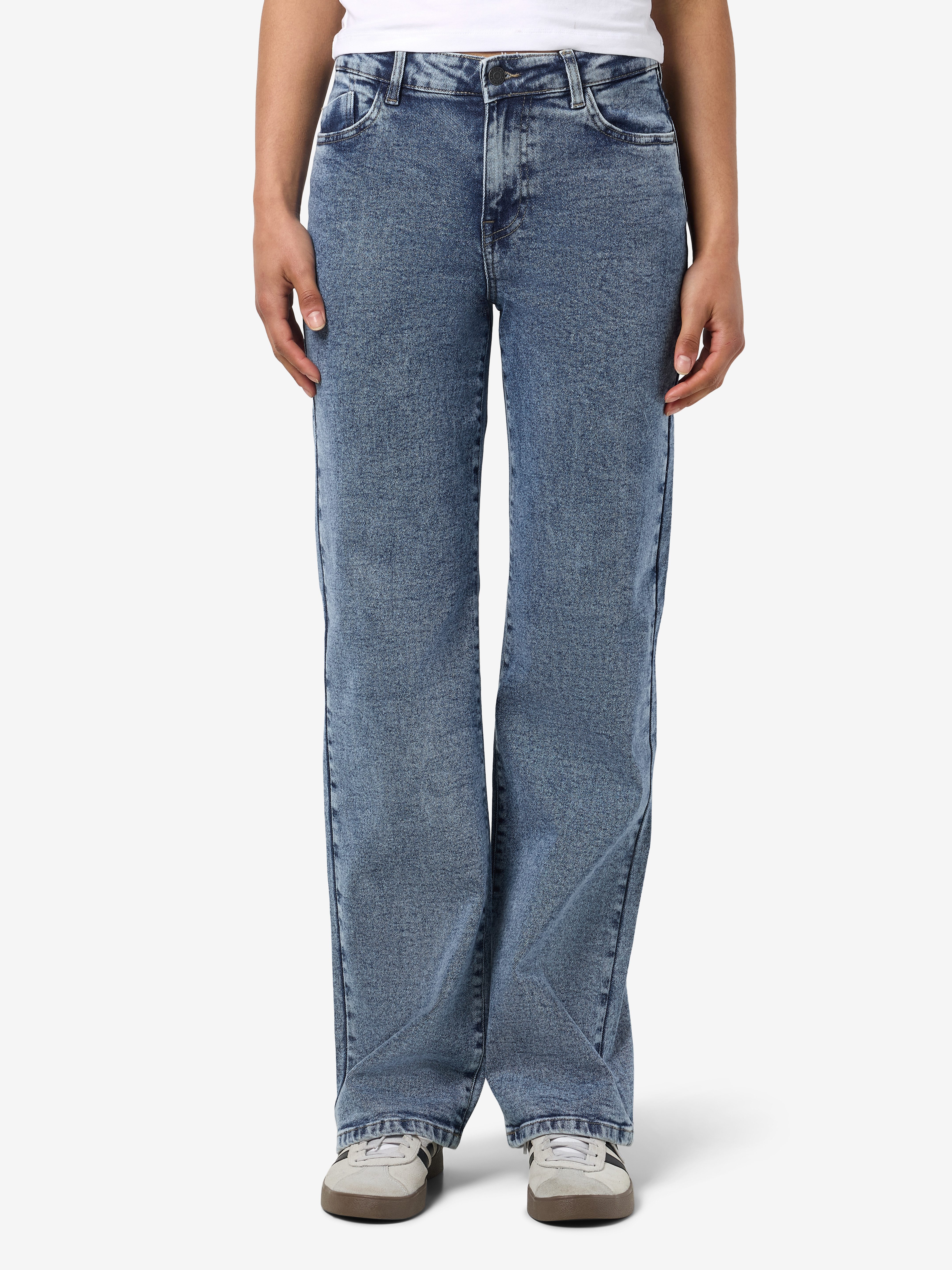 Noisy may Weite Jeans NMYOLANDA NW WIDE JEANS AZ358MB FWD NOOS günstig online kaufen