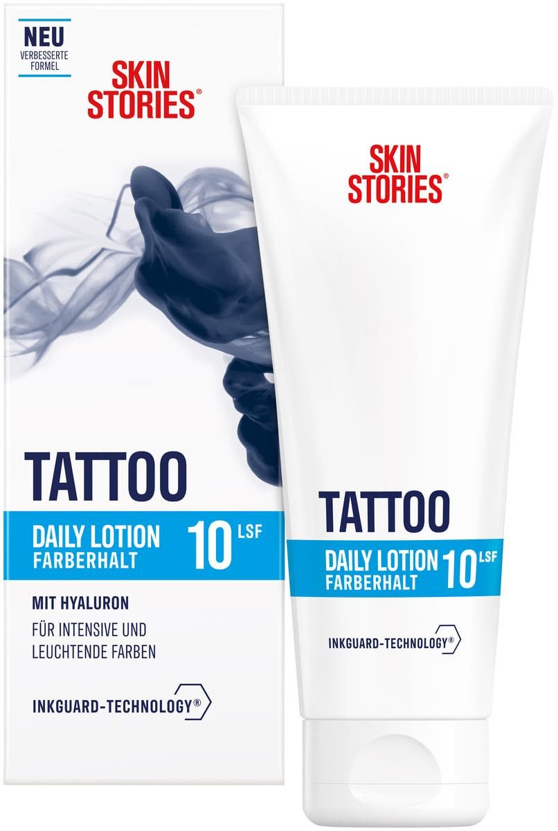 SKIN STORIES Körpergel Tattoo Daily Lotion LSF 10, Farberhalt, 1-tlg.