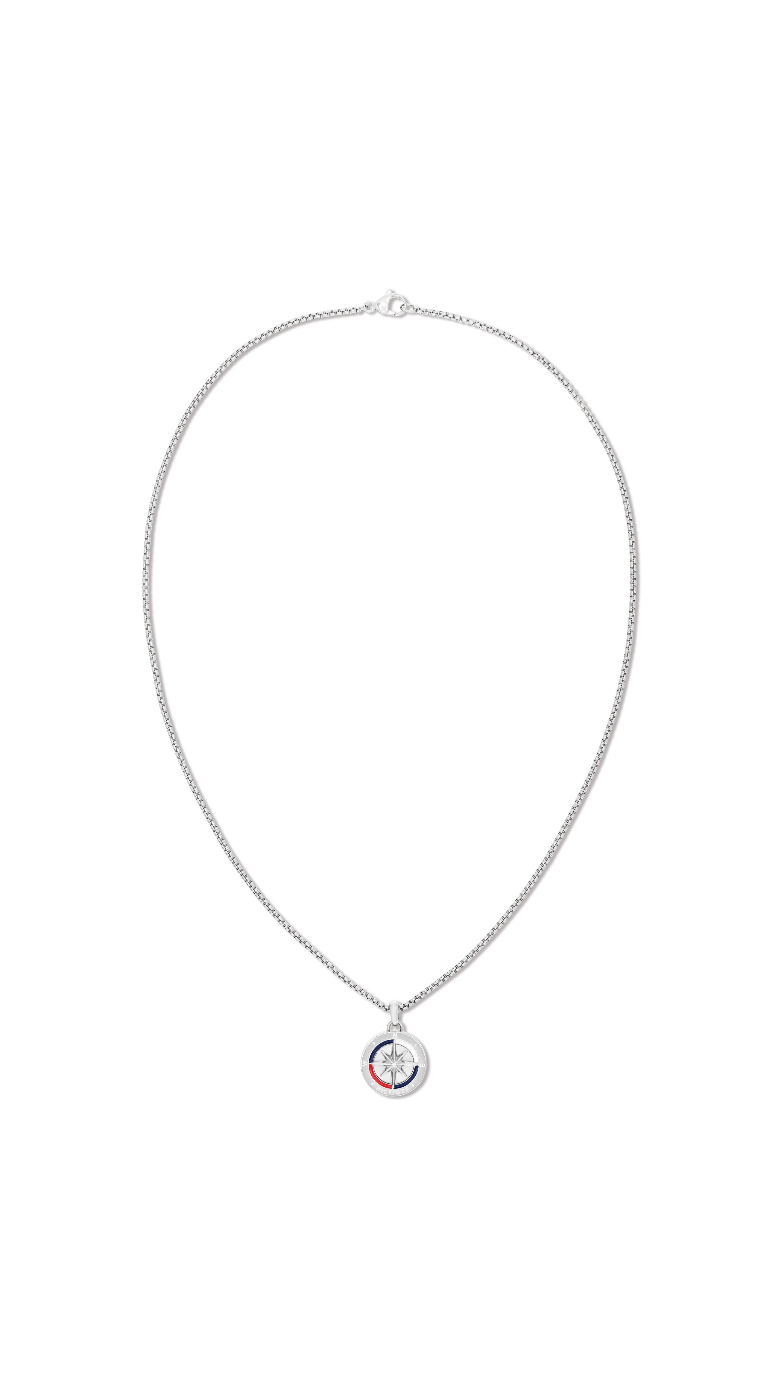 Tommy Hilfiger Kette mit Anhänger COMPASS, Emaille