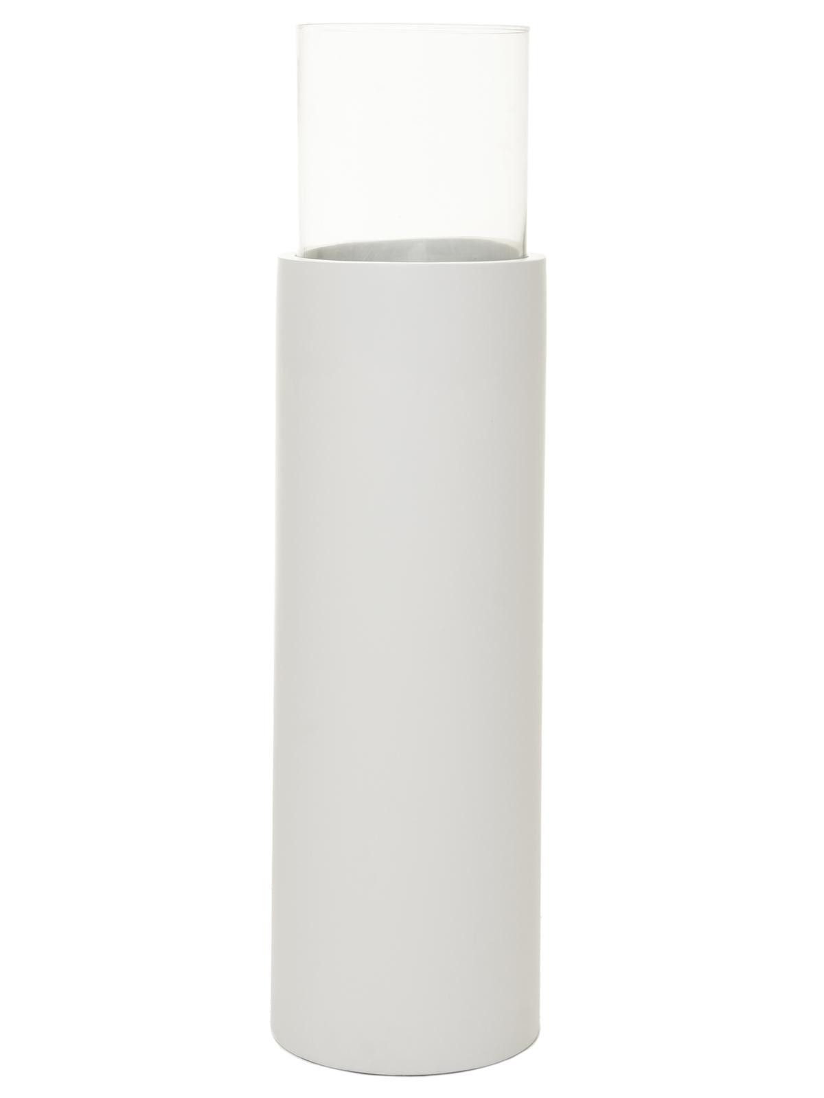 VIVANNO Bodenwindlicht Fiberglas CANDIRO Rund - Weiß Matt (1 St), 21x80 cm günstig online kaufen