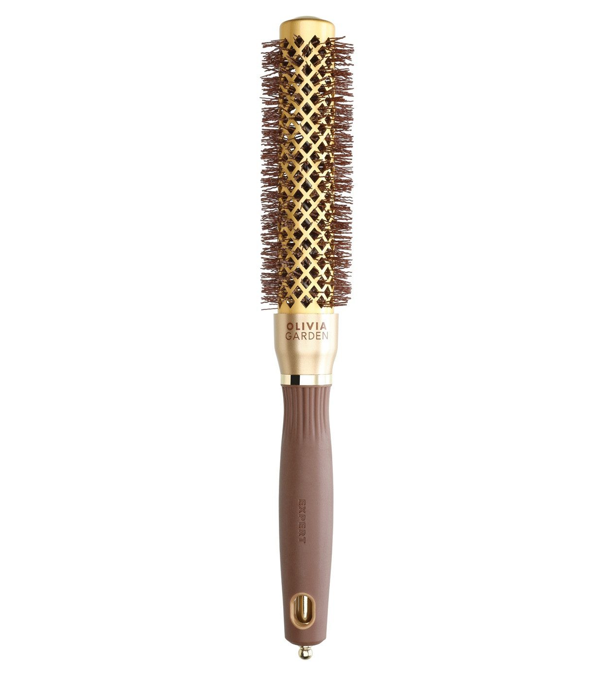 OLIVIA GARDEN Haarbürste Olivia Garden Expert Blowout Shine Gold & Brown 25mm Rundbürste