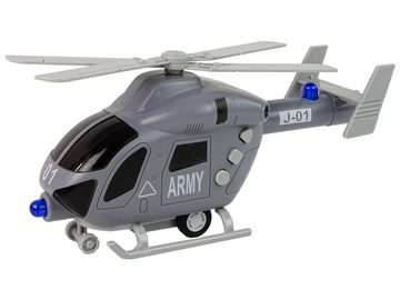 LEAN Toys Spielzeug-Hubschrauber Militärhubschrauber Helikopter Sound Lichteffekte Propeller Spielzeug