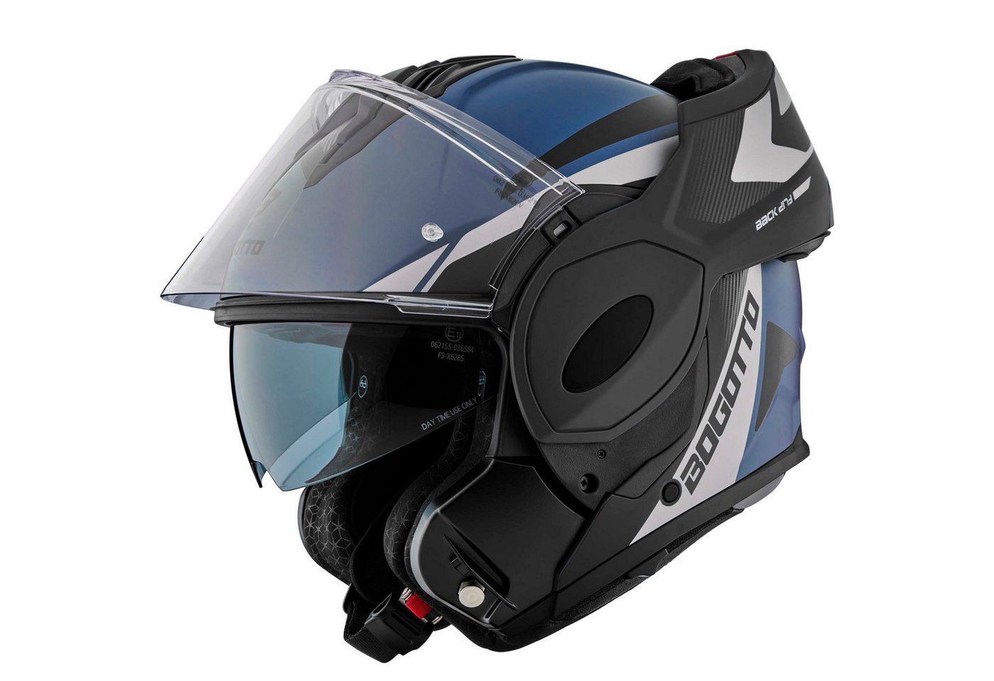 Bogotto Motorradhelm FS-X600 Atyr Klapphelm, Vorbereitet Für Kommunikationssystem,geeignet Brillenträger,vorbe
