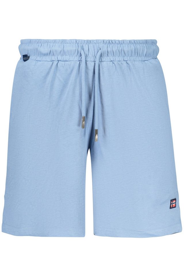 NORWAY 1963 5-Pocket-Hose Kurze Damenhose Blau mit Elastikbund und Taschen für Sommerabenteuer
