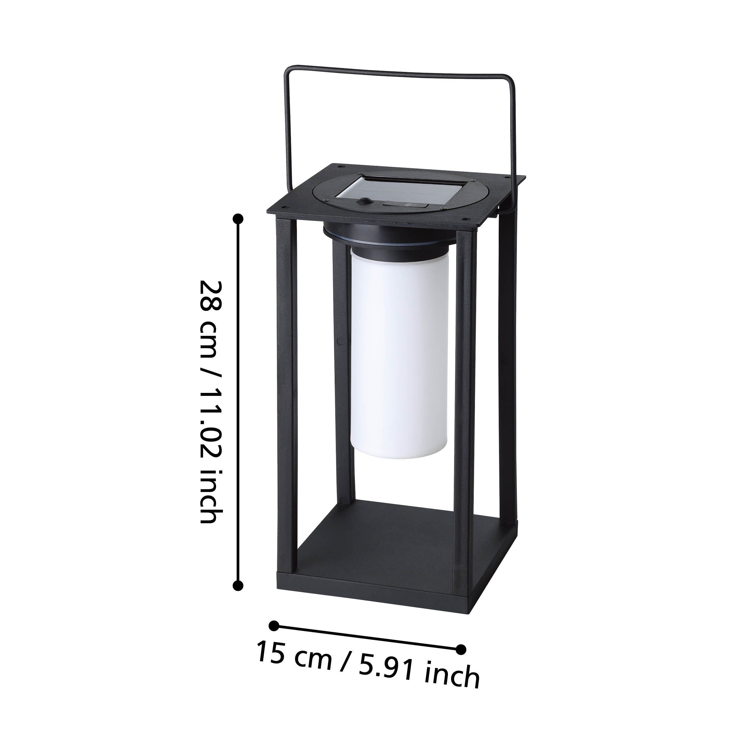 EGLO LED Tischleuchte Usigni, Leuchtmittel inklusive, LED Tischlampe IP44 15x15cm 300lm