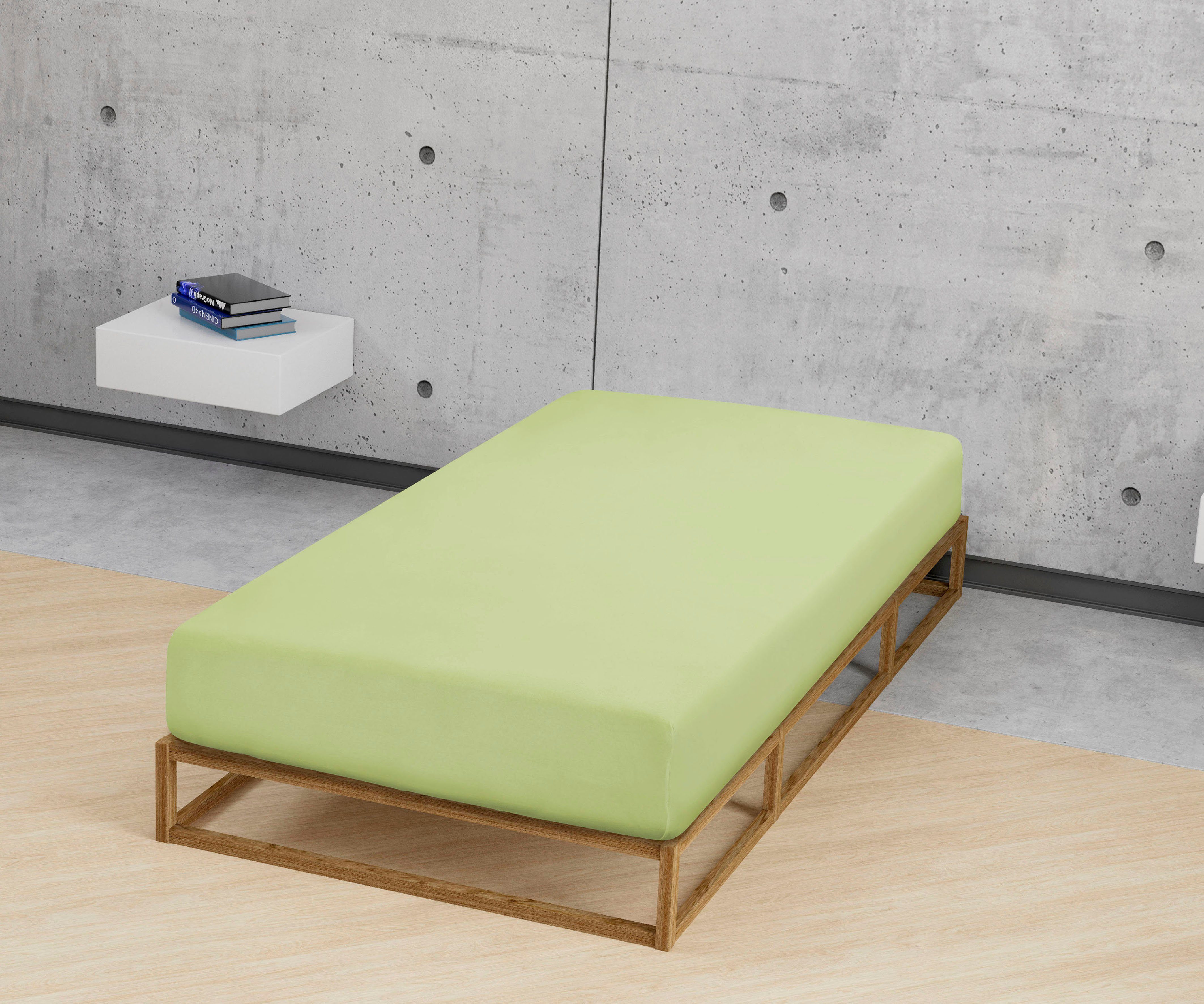 Biberna Spannbettlaken "Thea" aus Baumwolle, für Matratzen bis 25 cm Höhe, günstig online kaufen