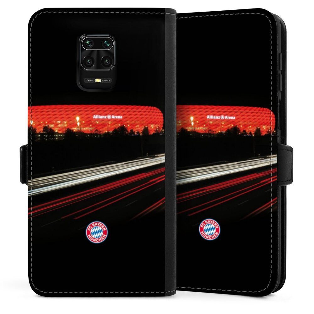DeinDesign Handyhülle FC Bayern München FCB Stadion FC Bayern München Allianz Arena, Xiaomi Redmi Note 9s Hülle Handy Flip Case Wallet Cover