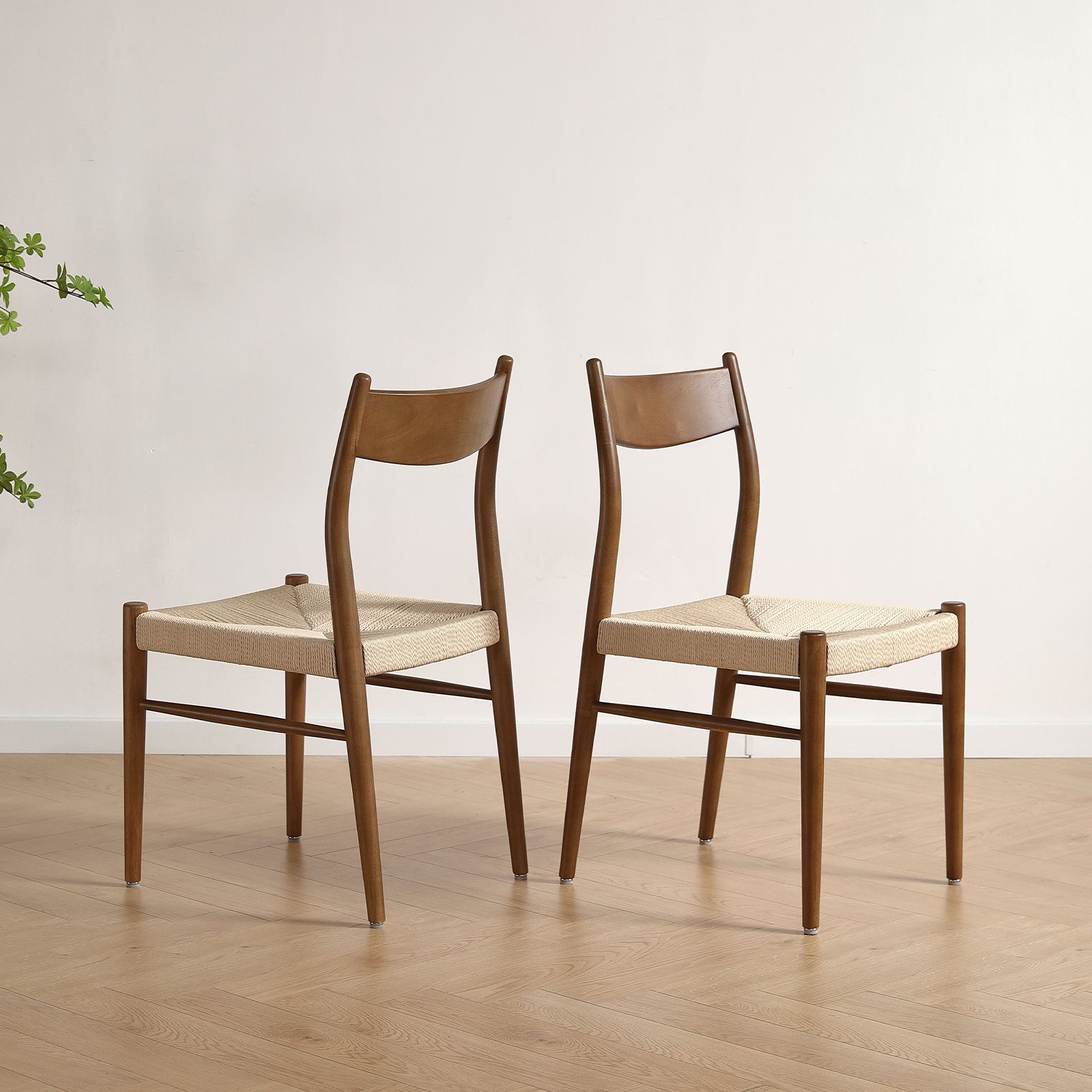 LIM HOME Esszimmerstuhl 2er Set - sw028 (Set, 2 St), Massivholzgestell, Led günstig online kaufen