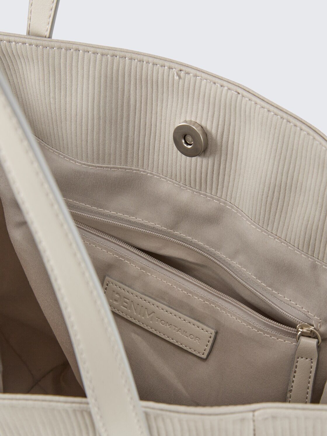 TOM TAILOR Denim Shopper Bags, TTARONA CORD M Shopper aus Lederimitat