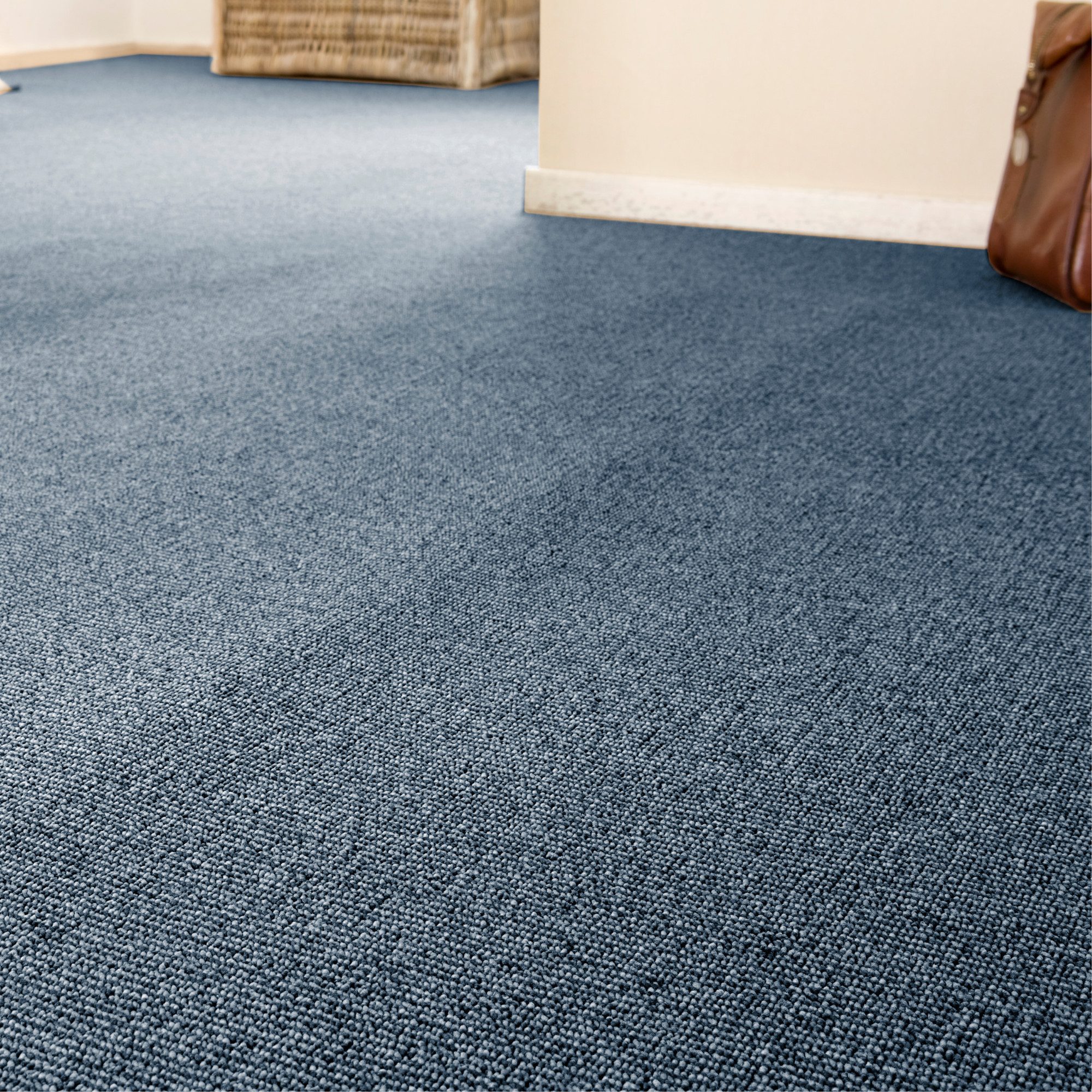 Andiamo Teppichboden Luton, Feinschlinge, Made in Netherlands, rechteckig, Höhe: 6 mm, meliert, Breite 400 cm oder 500 cm, strapazierfähig & pflegeleicht