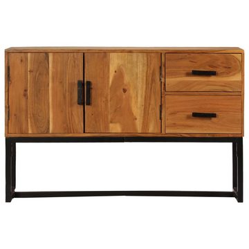 vidaXL Sideboard Sideboard Braun 110x30x70 cm Massivholz Akazie (1 St)