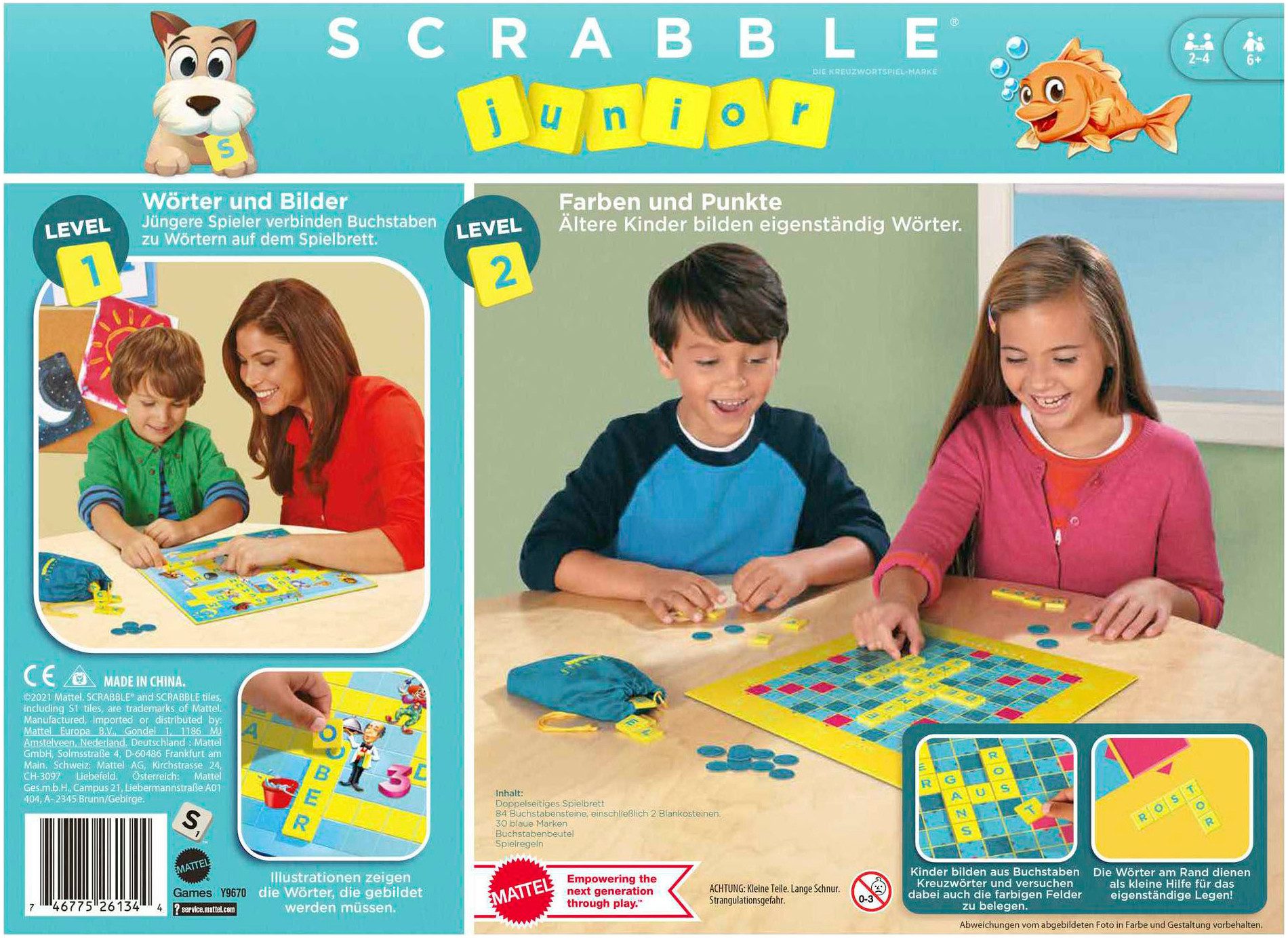 Mattel games Spiel Scrabble Junior