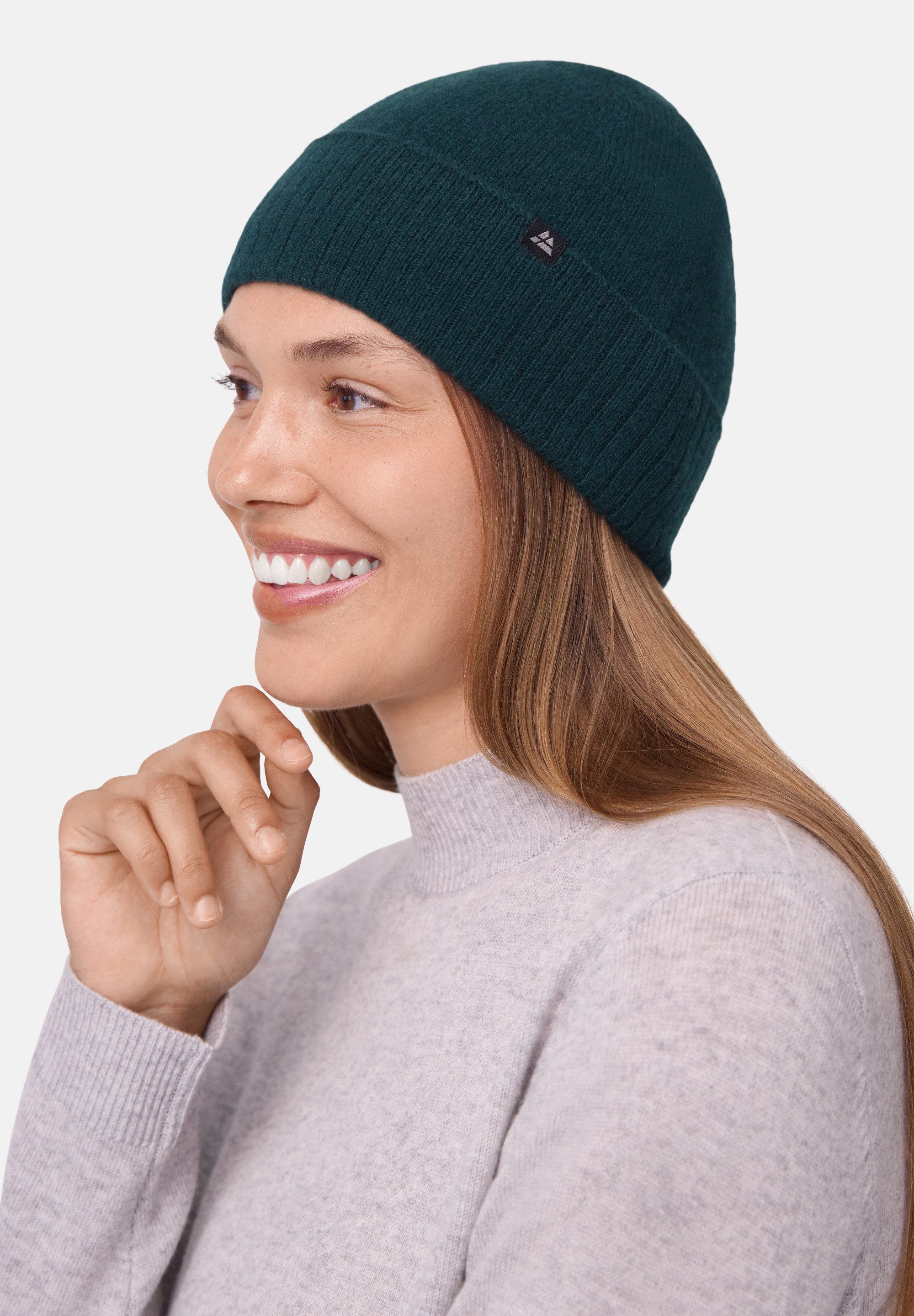 DANISH ENDURANCE Beanie Cashmere Unisex, hochwertige 100% Kaschmir Mütze, ultra weich & leicht