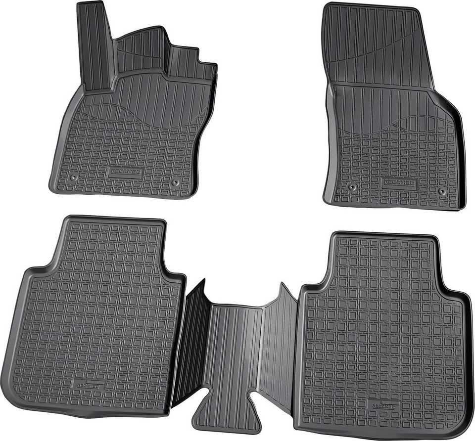 RECAMBO Passform-Fußmatten CustomComforts (4 St), für VW Tiguan