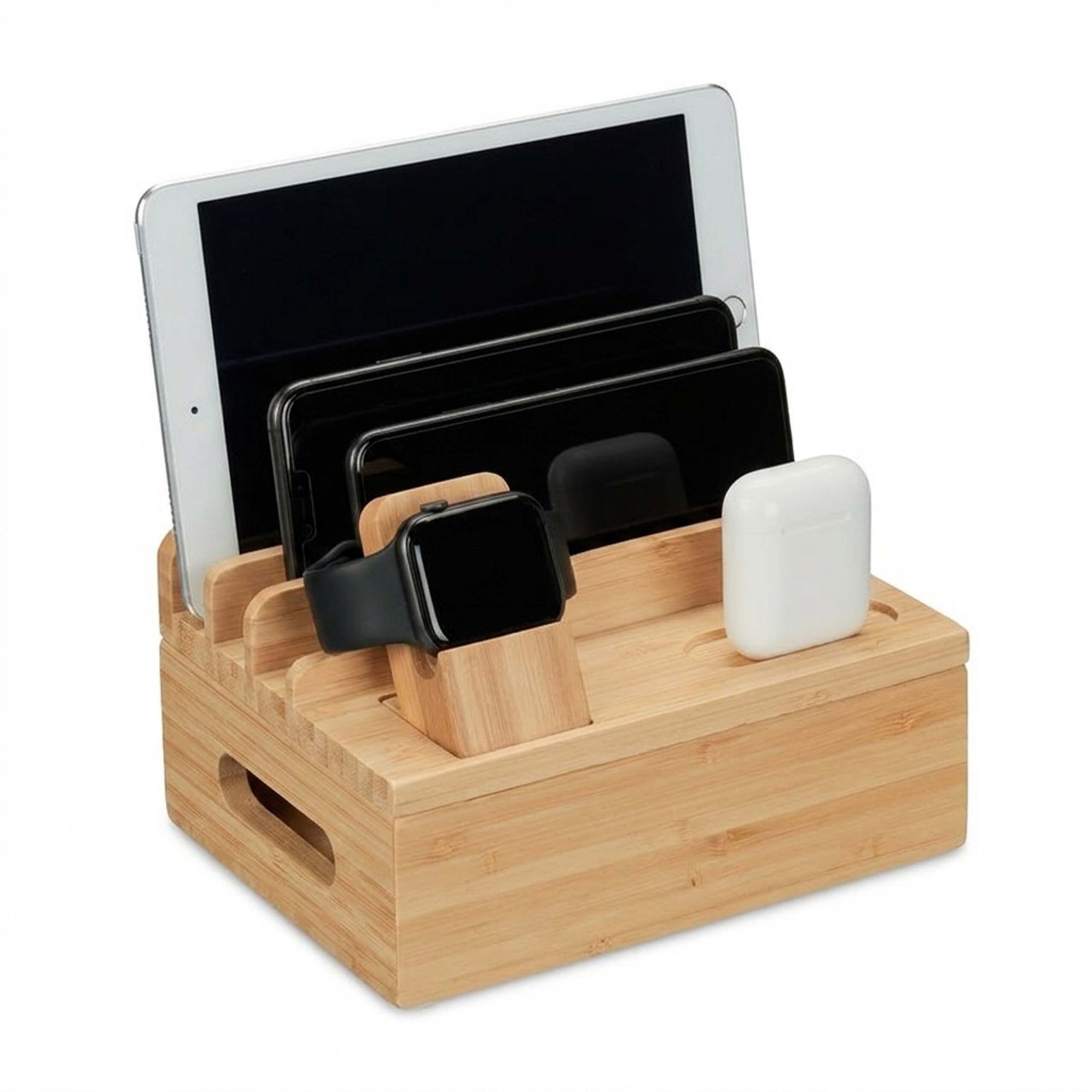 relaxdays Handy-Halterung Ladestation für mehrere Geräte, (1-teiliges Set, 1-tlg., 1-teiliges Set: 1x Ladestation)