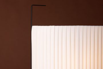 BOURGH Nachttischlampe RENNES Tischlampe - Lampe aus Leinenschirm und in modernem Design