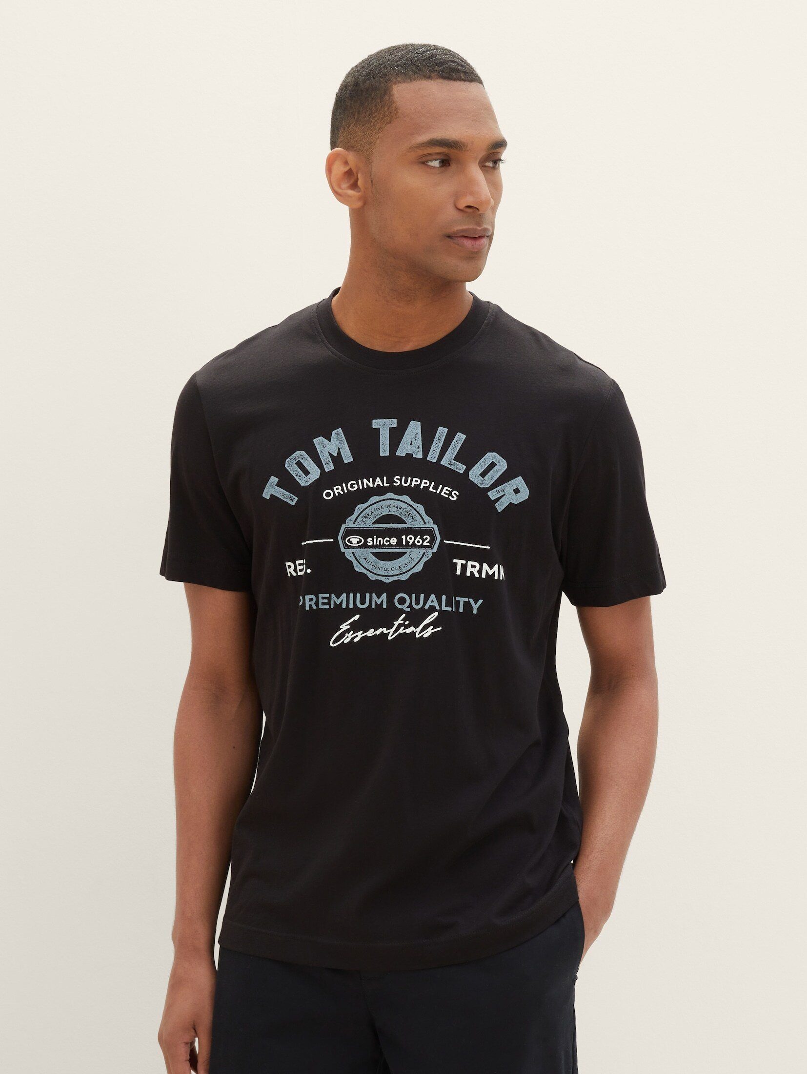 TOM TAILOR T-Shirt T-Shirt T-Shirt mit Logo-Print günstig online kaufen
