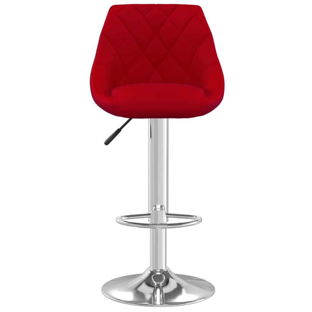 vidaXL Barhocker Barhocker Weinrot Samt (1 günstig online kaufen