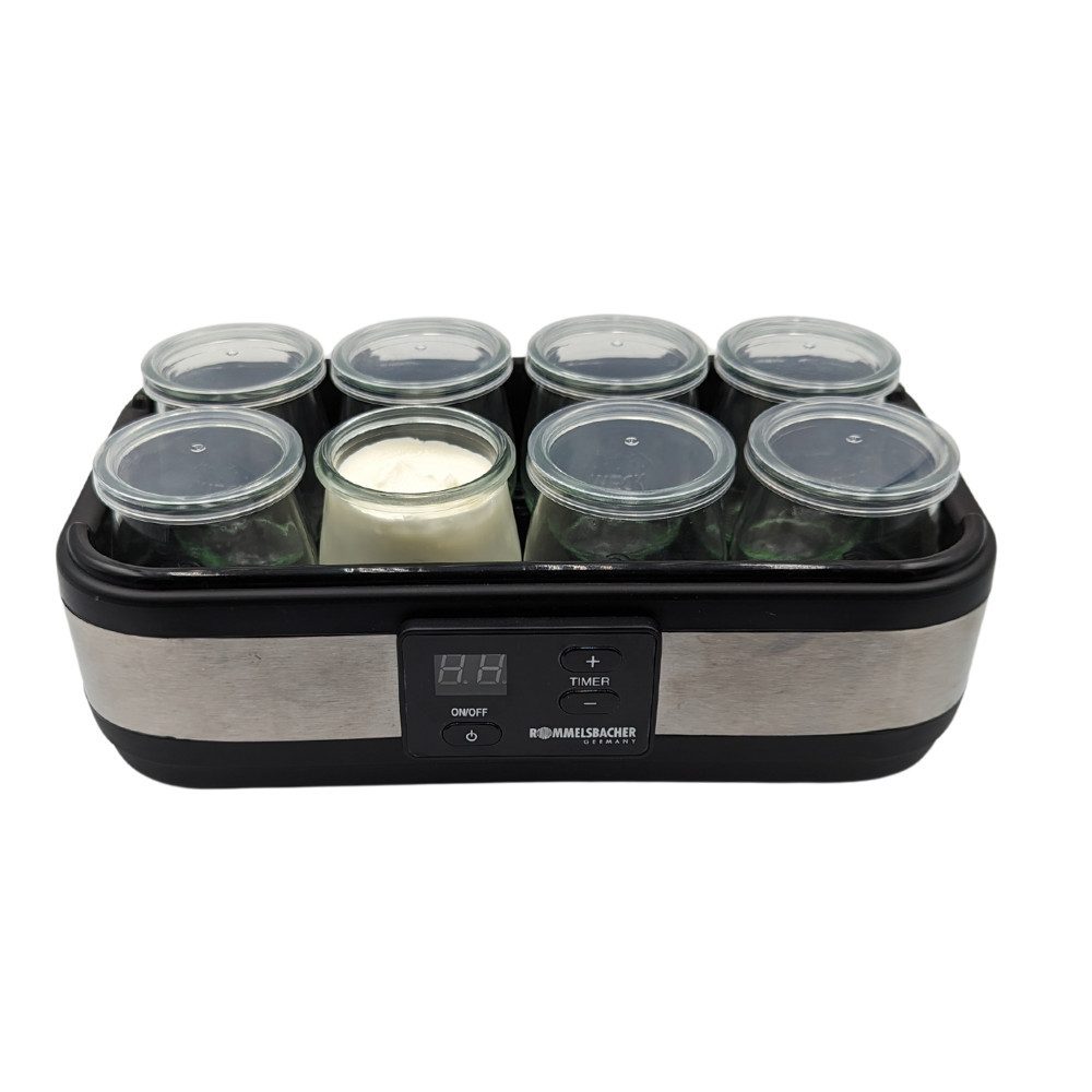 mikken Joghurtgläser 8er Set WECK Dessertgläser 220 ml Joghurtglas mit Frischhaltedeckel, (8er Set) – Bild 5 von 5