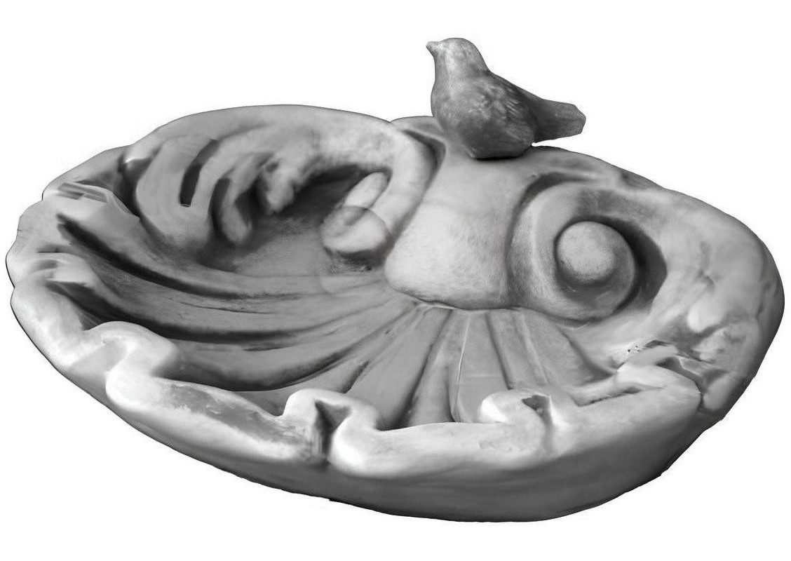 Xlmoebel Vogeltränke Gartenstatue Vogeltränke aus hochwertigem Material, Hergestellt in Europa