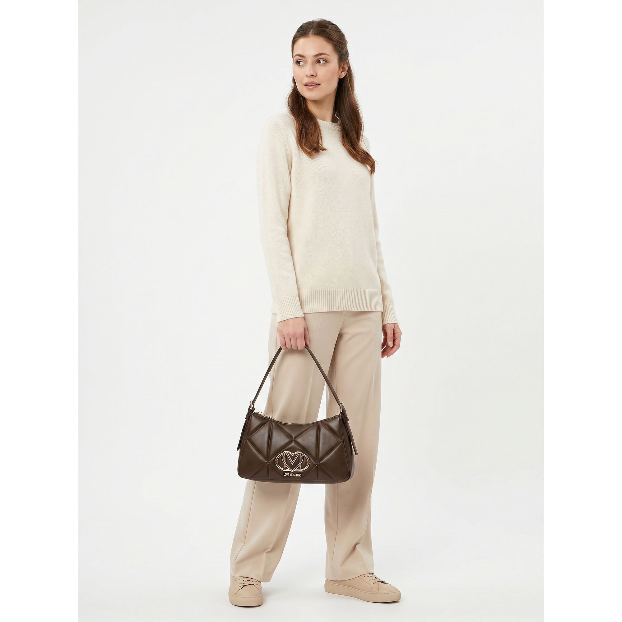LOVE MOSCHINO Schultertasche, Polyurethan