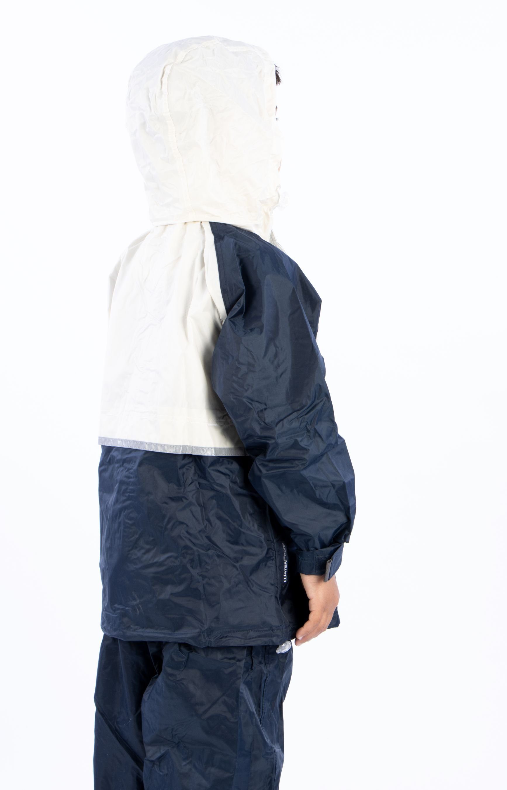 LeNoSa Regenanzug RALKA Outdoor Kinder Regenjacke & Regenhose • Matschhose  Größe 116/128 (2-tlg)