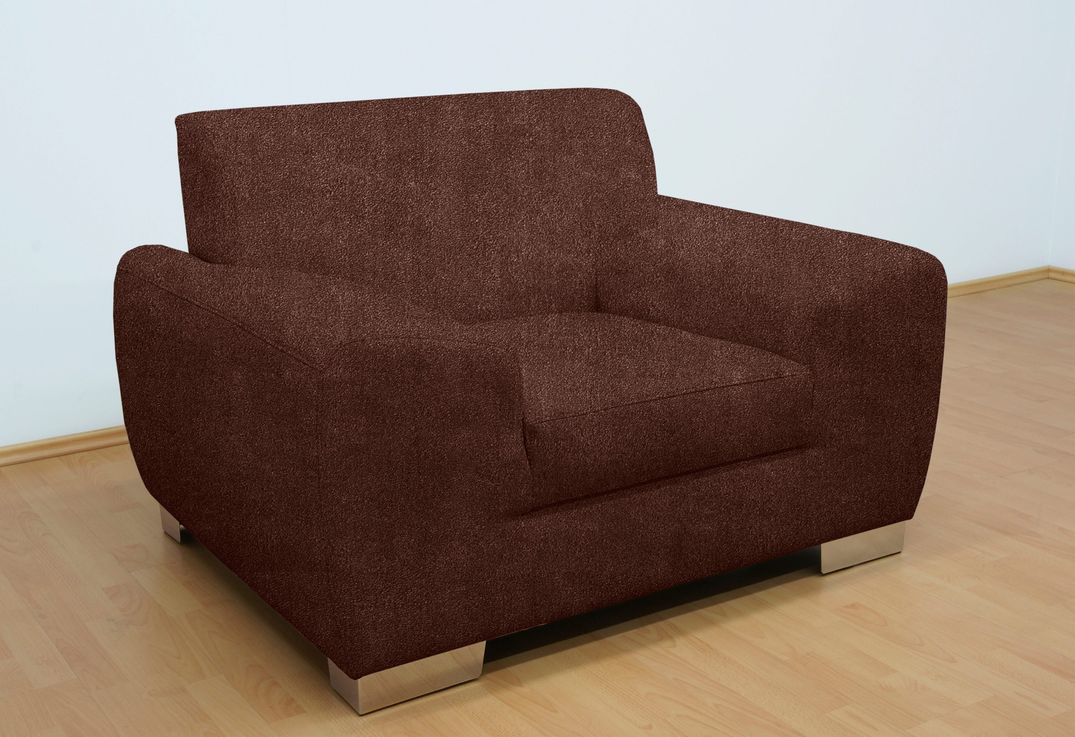 DOMO collection Sessel Ricardo zeitlos, elegante Armlehnen, komfortabel