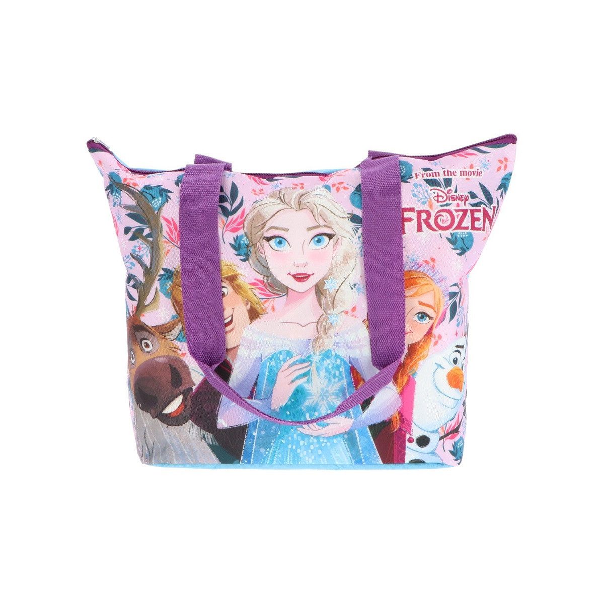 Textiel Trade B.V. Strandtasche - Kinder Strandtasche für Urlaub & Pool mit Disney Forzen Motiv (1-tlg), ideal für Strand und Schwimmbad, perfekt für Badesachen