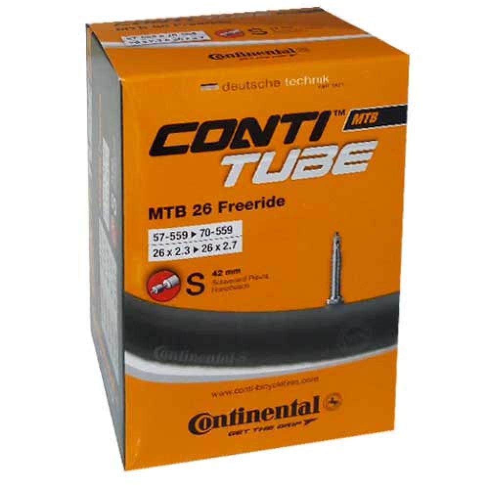 Fahrradschlauch Continental Schlauch Conti MTB 26 Freeride 26x2.30/2.70\" 57/70-559 SV