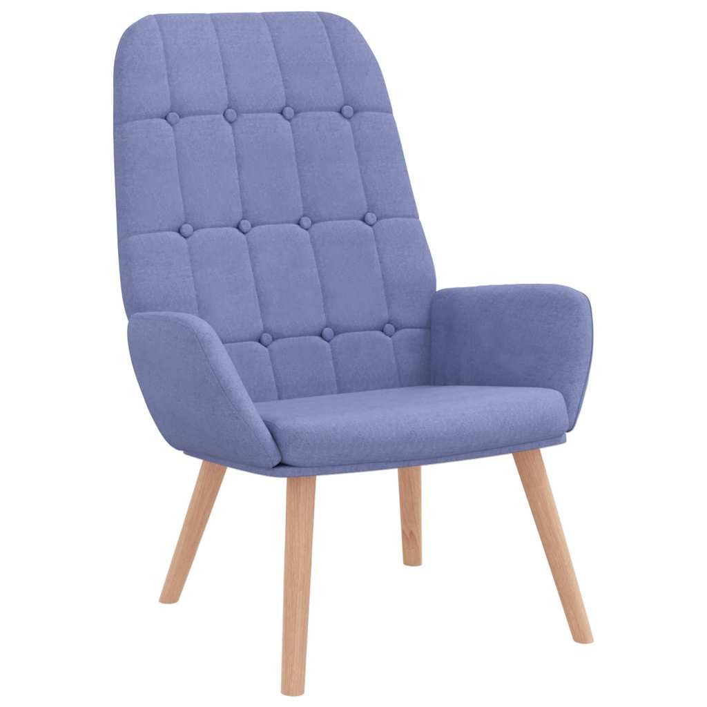 vidaXL Sessel Relaxsessel Jeansblau Stoff (1-St) günstig online kaufen
